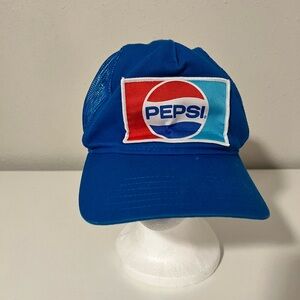 Vintage Pepsi Logo Blue Cap